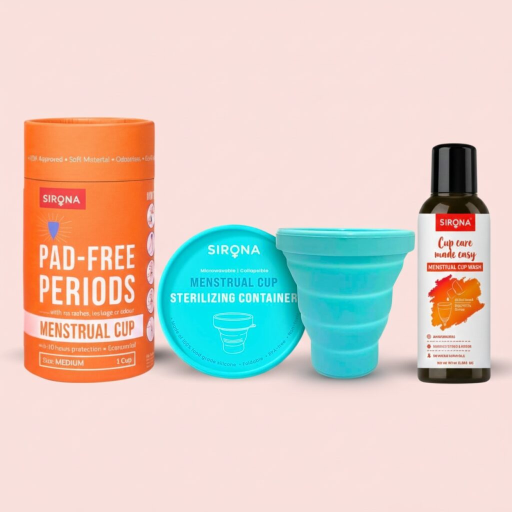 Sirona Menstrual Cup Complete Combo