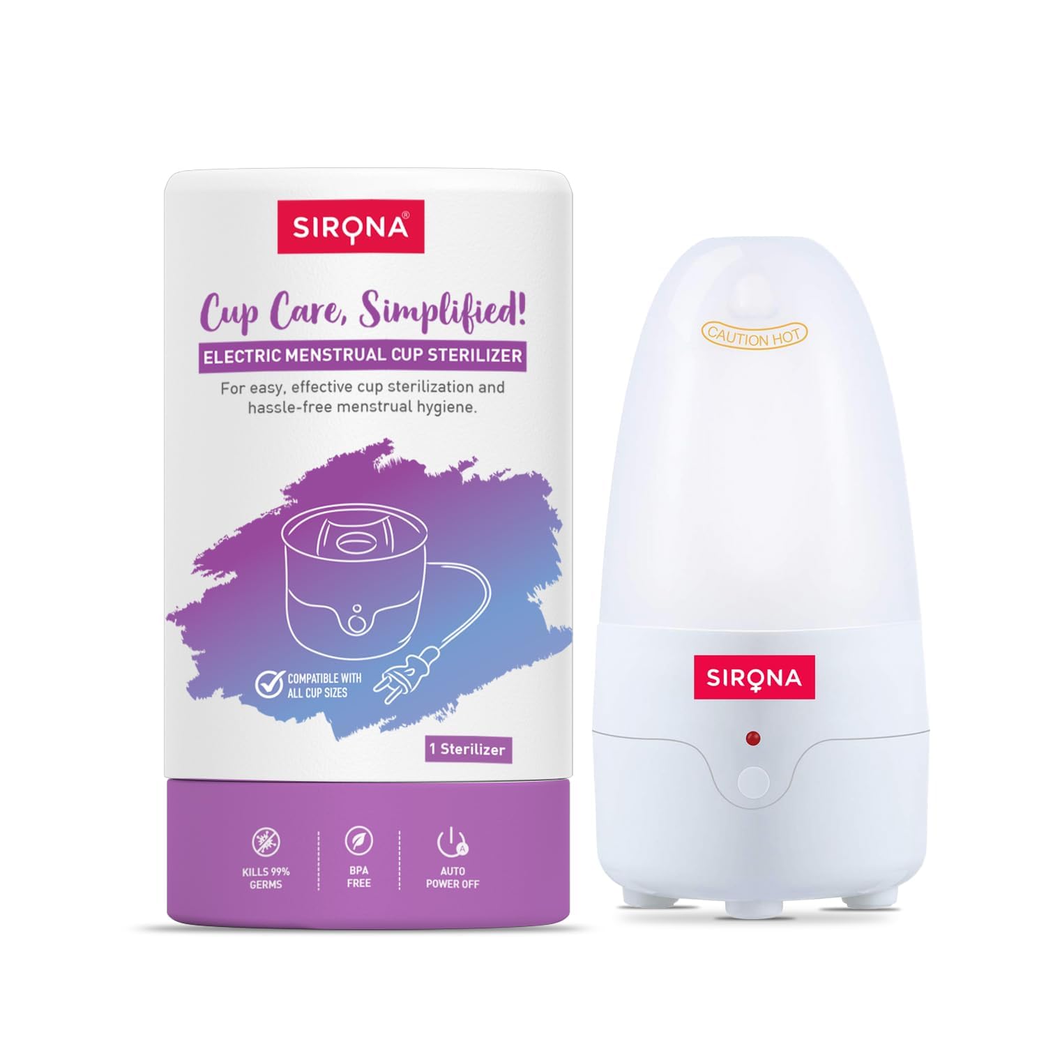 Sirona Menstrual Cup Electric Sterilizer