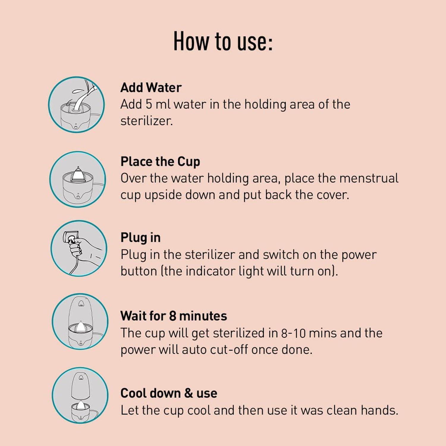 menstrual cup accessories