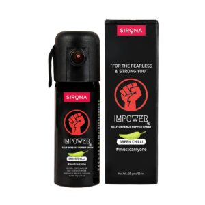 Sirona Self Defense Pepper Spray Green Chilli Safety Spray
