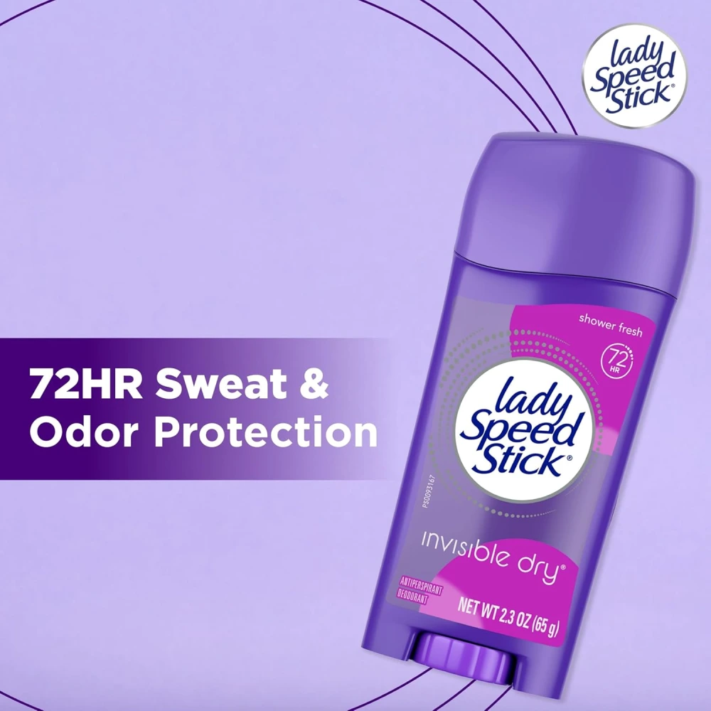 Lady Speed Stick Shower Fresh Invisible Dry Deodorant 39.6g available in Bangladesh at HERCARE