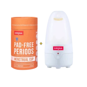 Sirona Menstrual Cup & Electric Sterilizer Combo