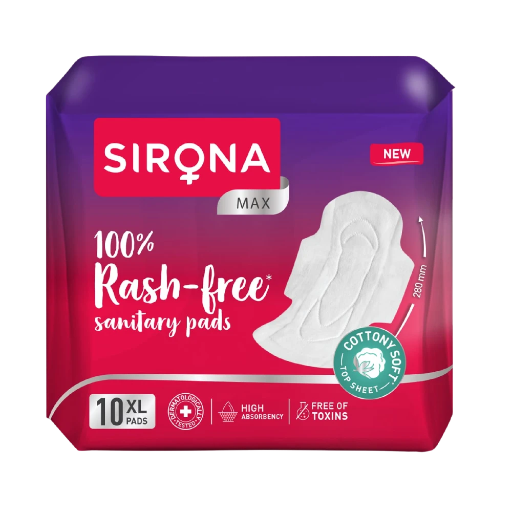 Sirona Sanitary Pads for Heavy Flow XL