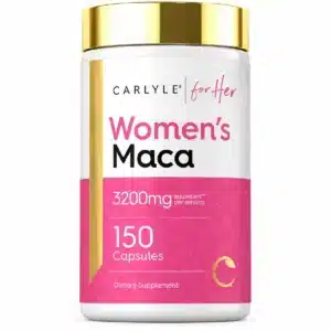 Carlyle Women’s Maca 3200mg 150 Capsules – Red, Yellow & Black Maca Root