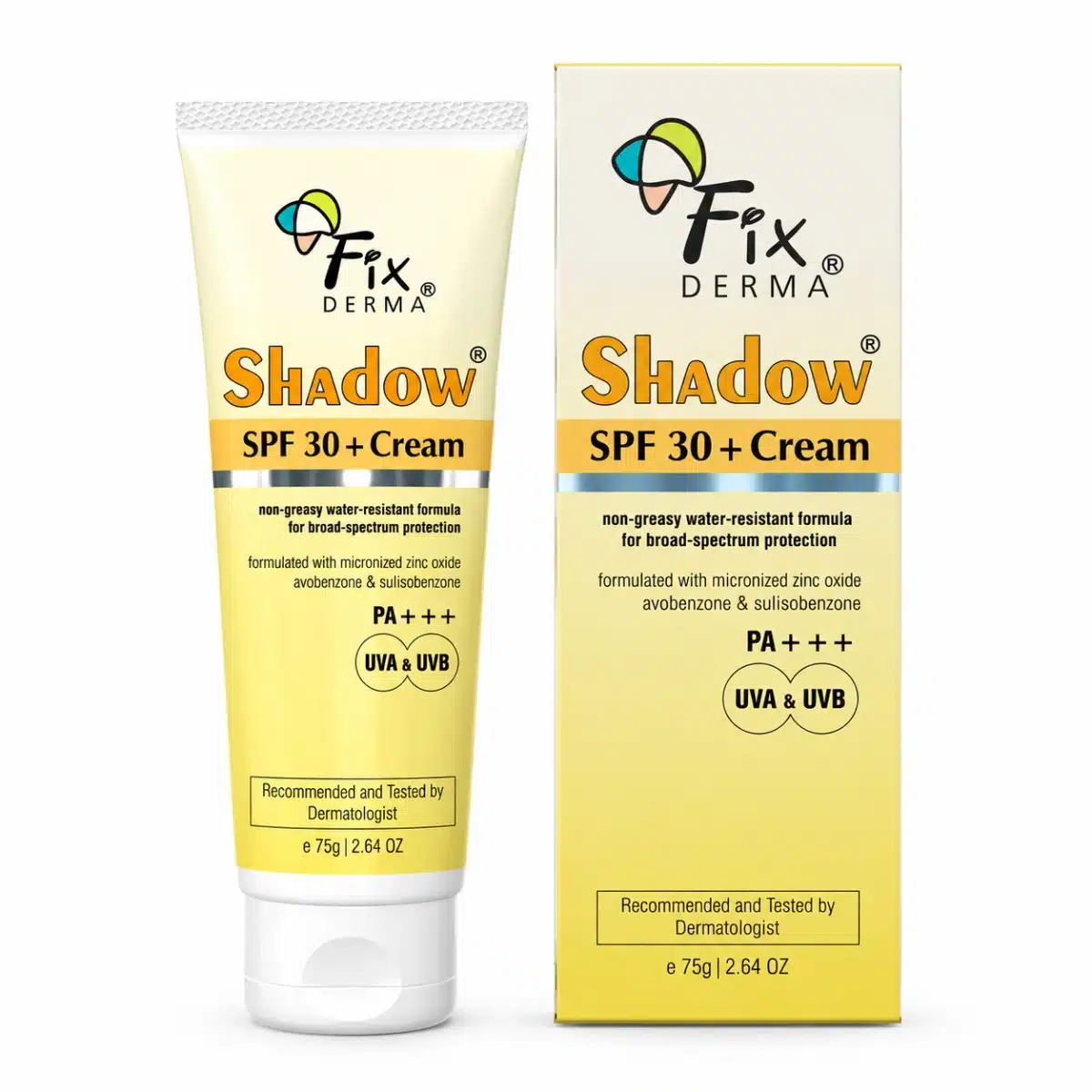 Fixderma Shadow Sunscreen SPF 30+ PA+++ 75g