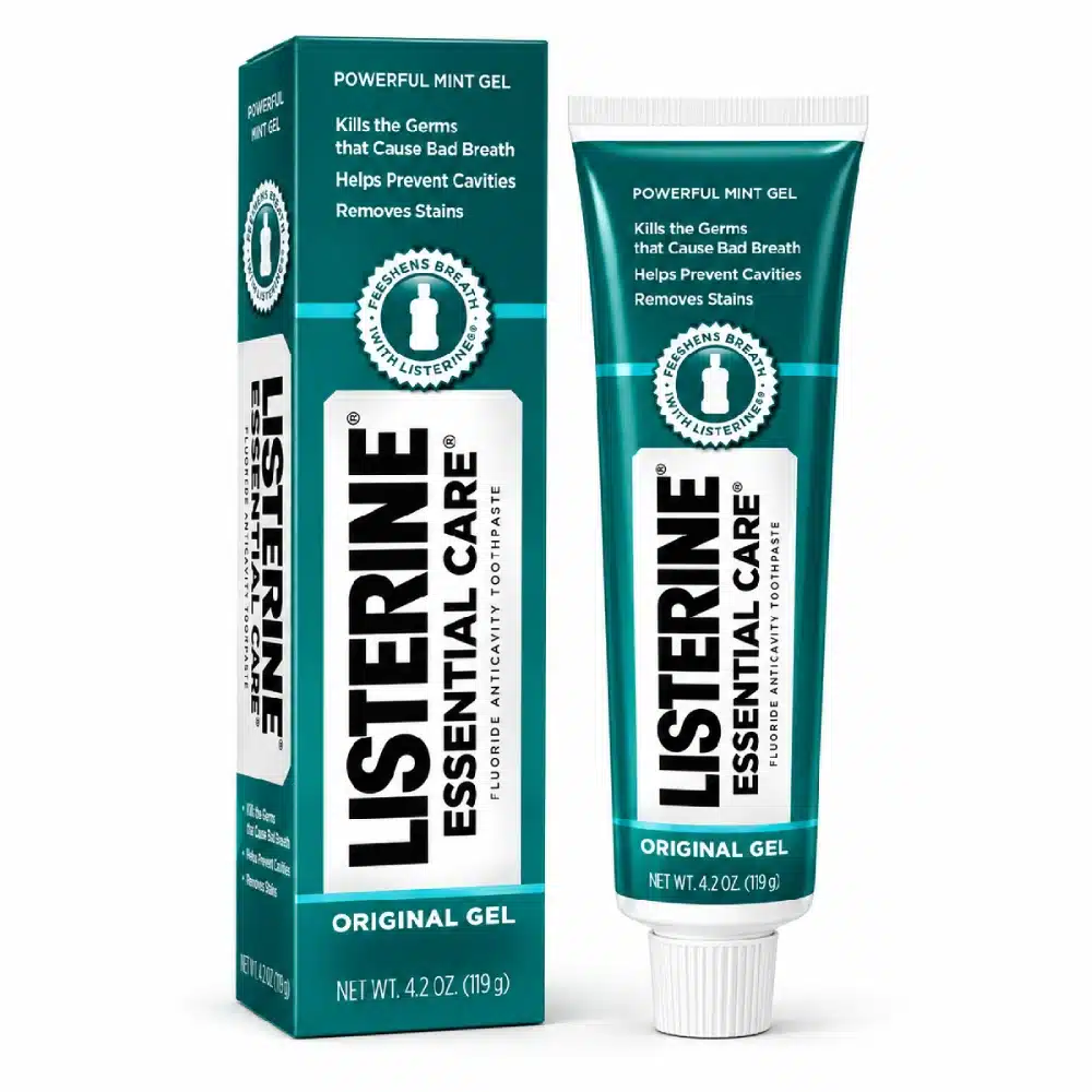 Listerine Essential Care Fluoride Anticavity Toothpaste 119g