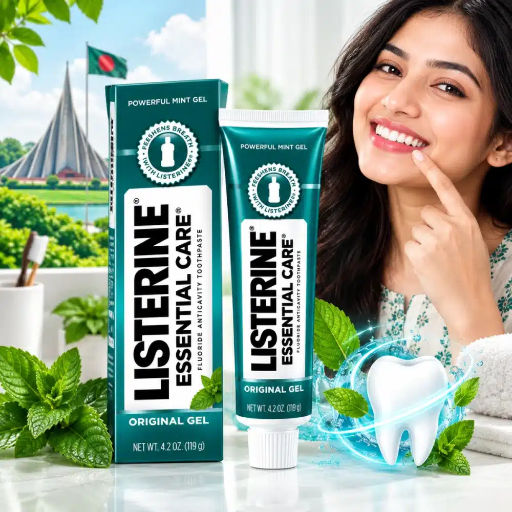 Listerine Essential Care Original Gel Toothpaste for fresh breath