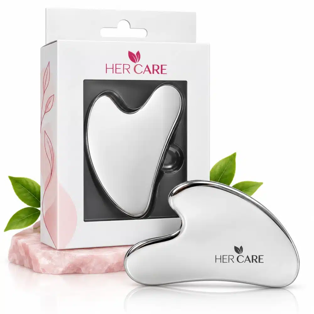 Stainless Steel Gua Sha for face and neck massage