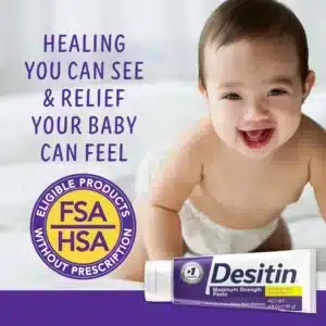 Desitin 40% Zinc Oxide Diaper Rash Paste for Babies