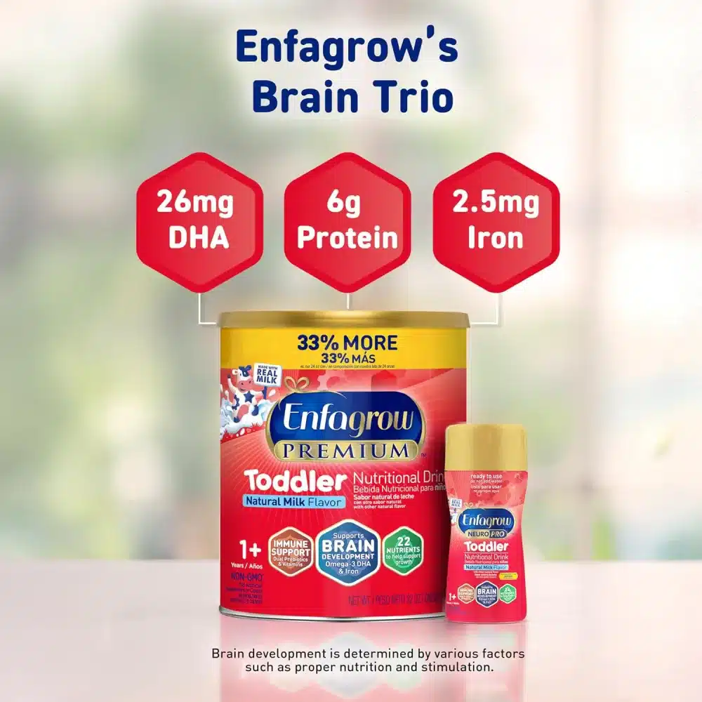 Enfagrow Toddler Milk with 6g Protein per Serving