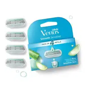 Gillette Venus Smooth Razor Refills 4 Pcs