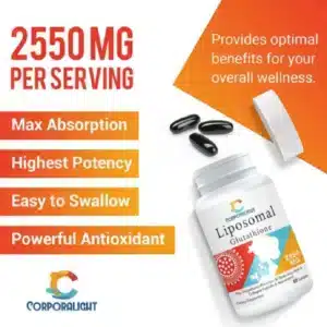 Liposomal Glutathione softgels 2550mg