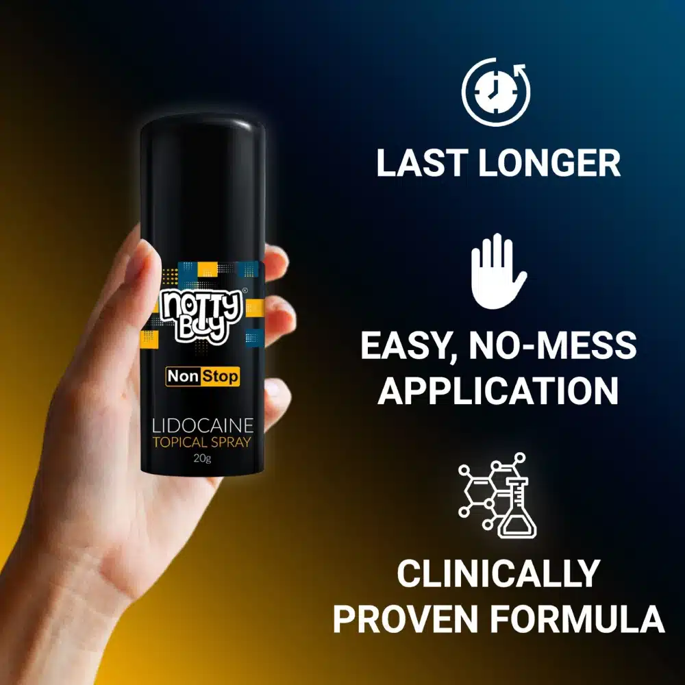 NottyBoy Lidocaine Delay Spray 20g Made in India