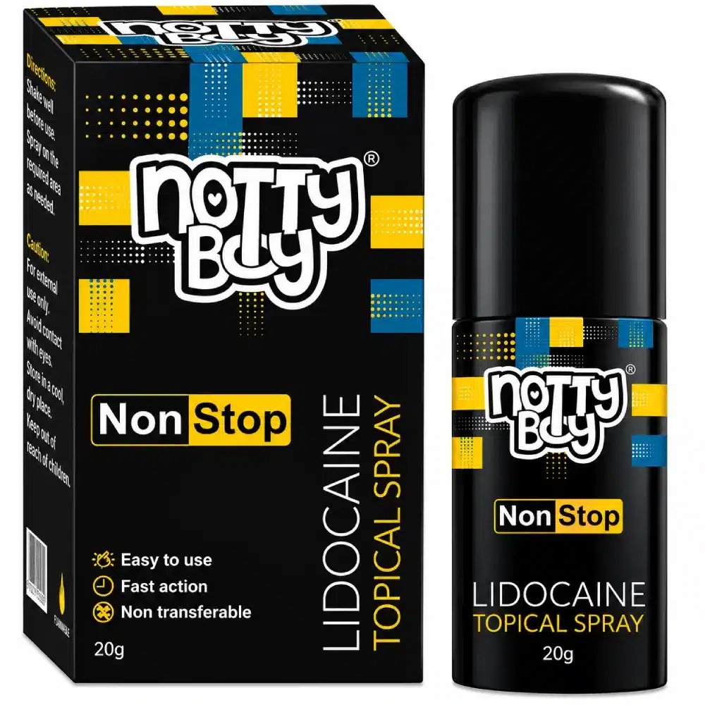 NottyBoy Lidocaine Delay Spray for Men 20g