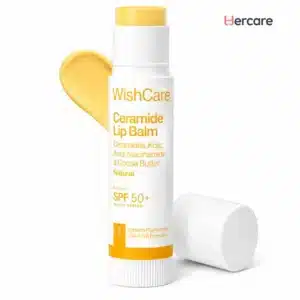 WishCare Ceramide Lip Balm SPF 50 PA++++ for Daily Lip Sun Protection