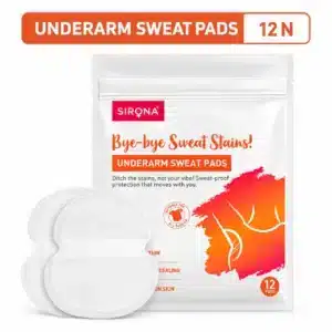 Sirona Underarm Sweat Pads pack of 3 for men and women.